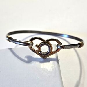 Silver & Gold Tone God's Heart Bracelet